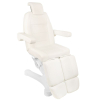 FOTEL KOSMETYCZNY ELEKTR. A-207C PEDI WHITE/IVORY (5 SILNIKÓW)
